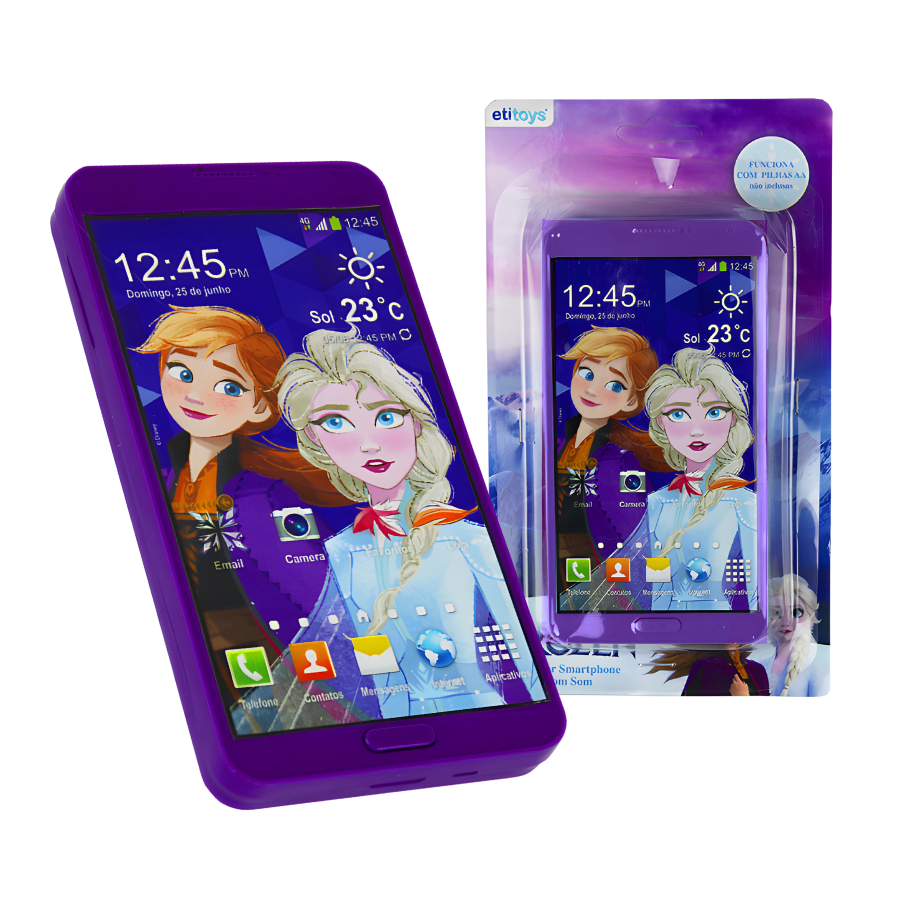 Celular Smartphone Brinquedo Infantil Som Vingadores Frozen