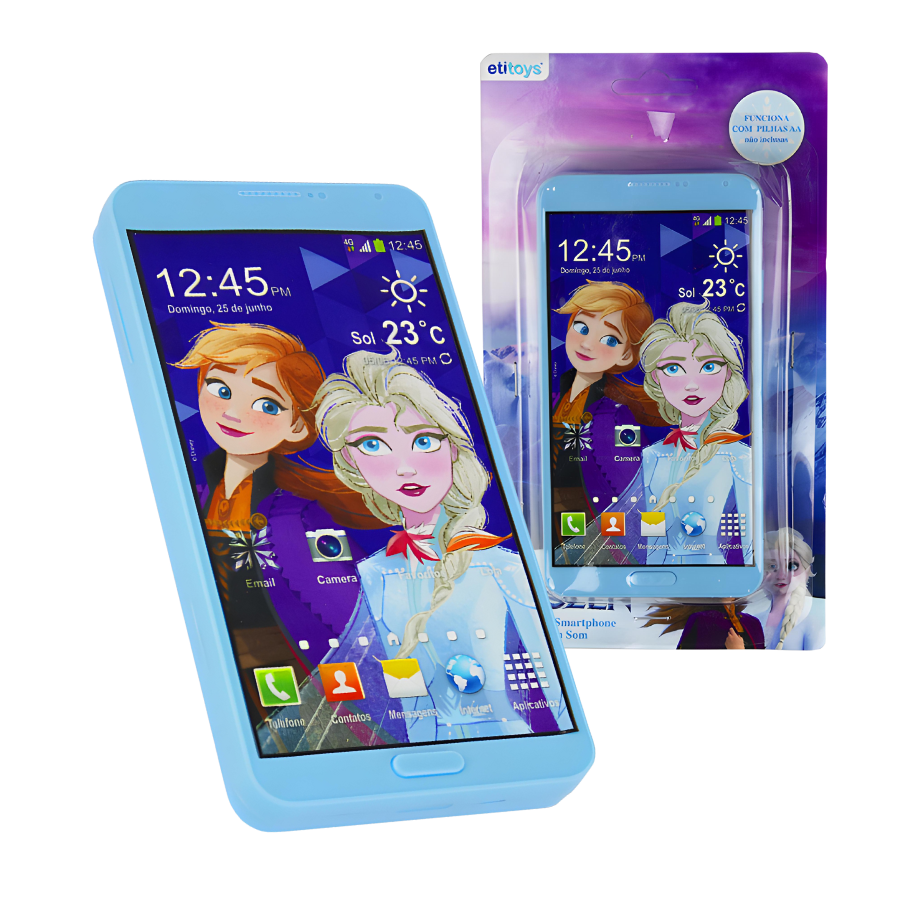 Celular Smartphone Brinquedo Infantil Som Vingadores Frozen