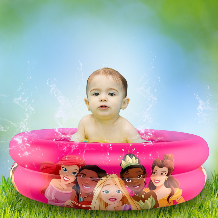 Piscina Inflável Redonda Infantil Bebê Criança 3 Cores 37l