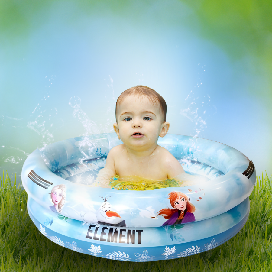 Piscina Inflável Redonda Infantil Bebê Criança 3 Cores 37l