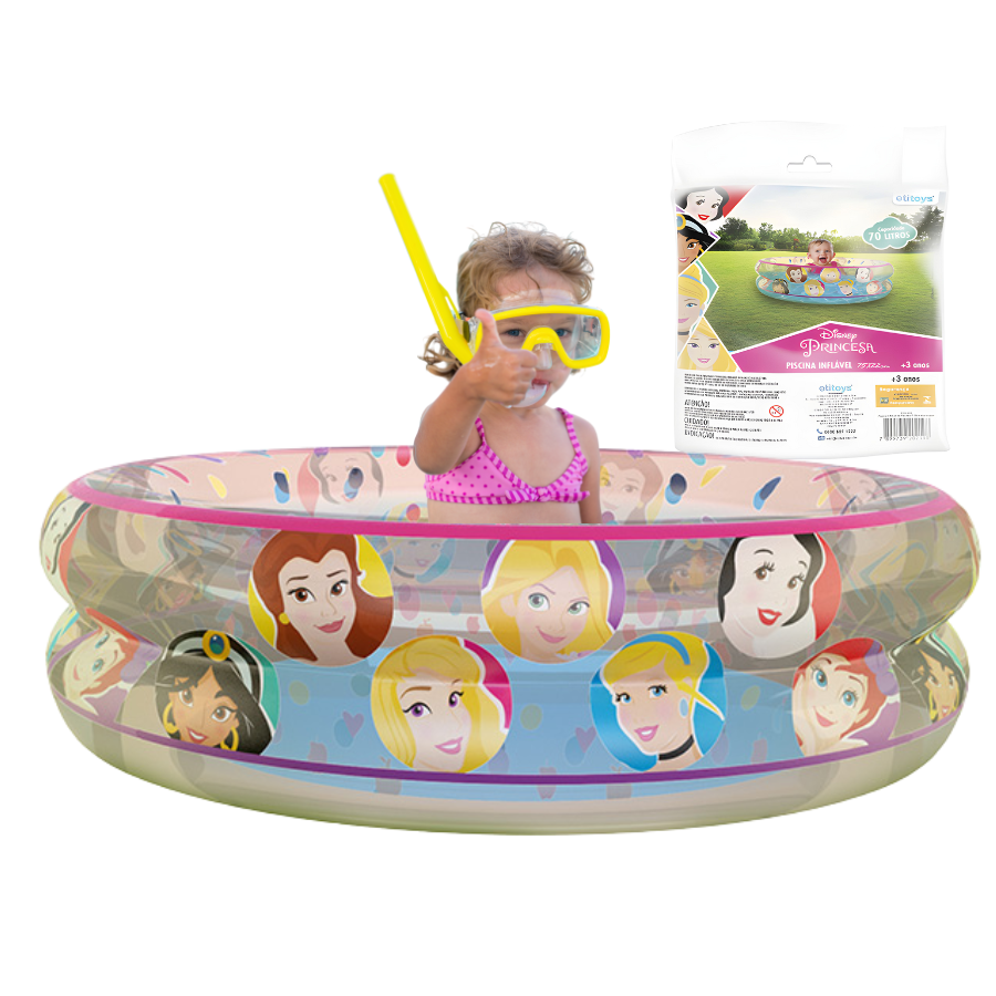 Piscina Inflável Redonda Infantil Bebê Criança 70l 3 Cores