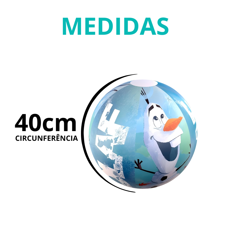 Bola Inflável De Praia Infantil Piscina Resistente 40cm