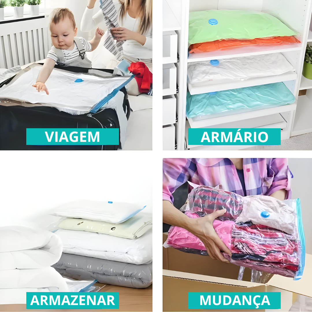 Saco A Vacuo 50X60CM + Bomba - SV-01