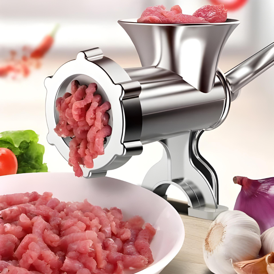 Moedor De Carne Frango Linguiça Fruta Biscoito Manual 3 Pçs