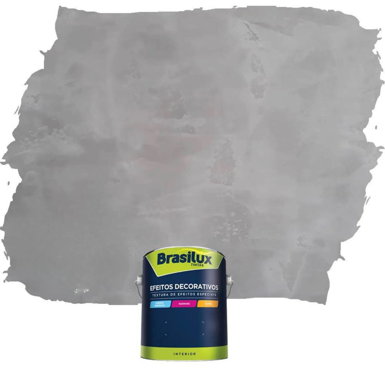 Cimento Queimado Tinta Acrílica Efeito Tubarão Branco 5,5kg