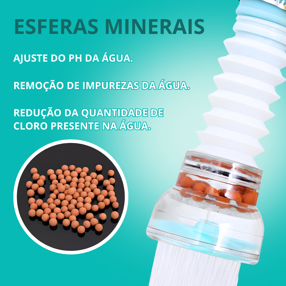 Bico Chuveirinho Arejador Extensor Para Torneira De Cozinha