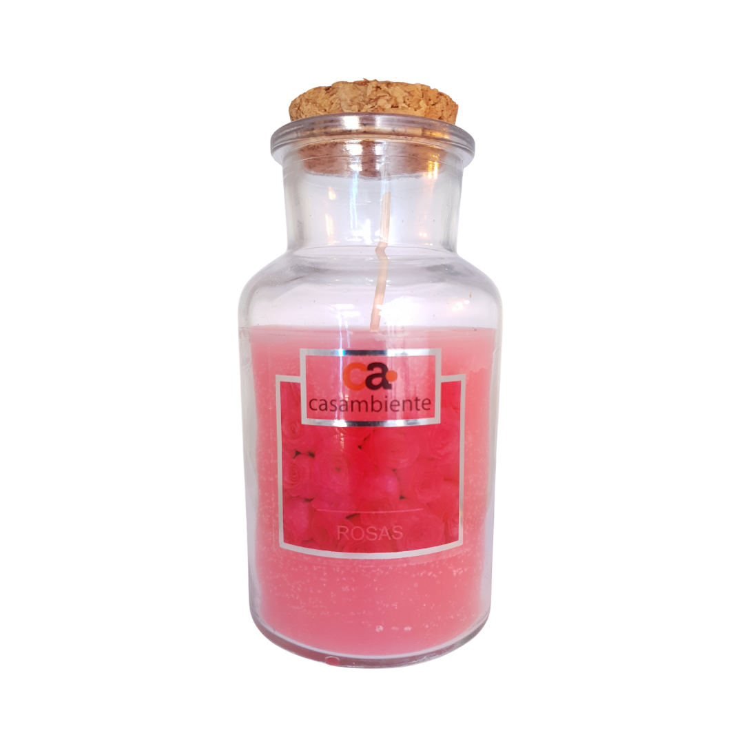 Vela Aromática Perfumada Castiçal Bomboniere Vidro 215g