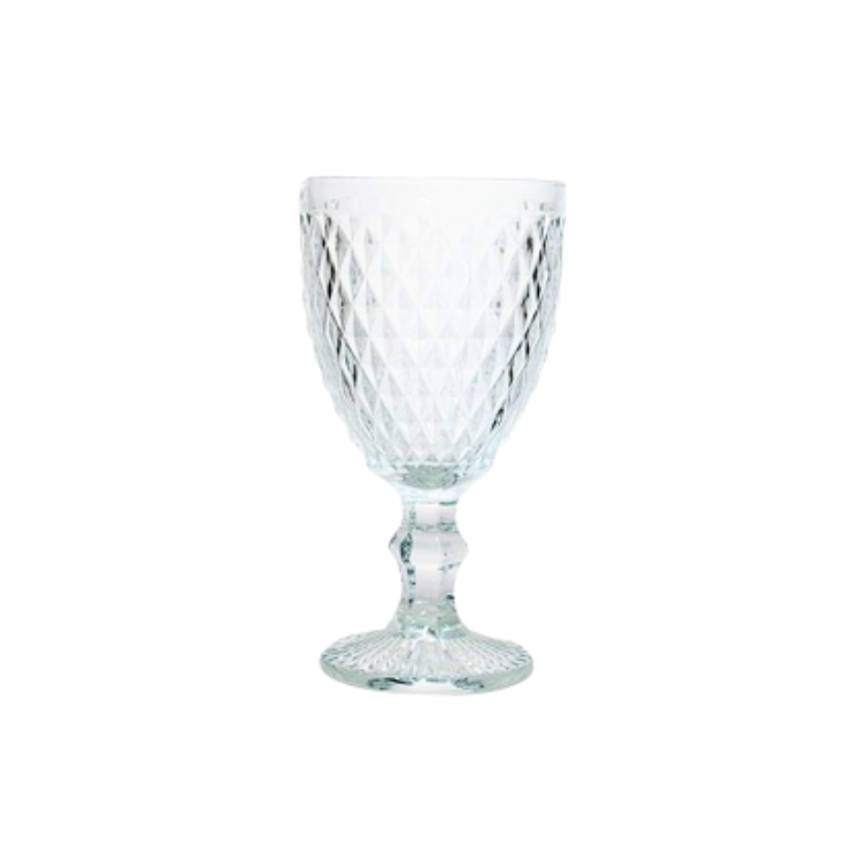 Taça Vidro Água Suco Bico De Abacaxi Transparente 300ml 1 Un