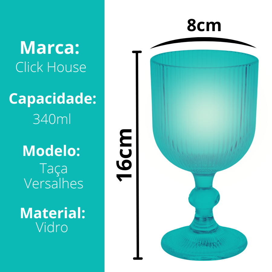 Taça Versalhes Gold 340ml - V1059.11