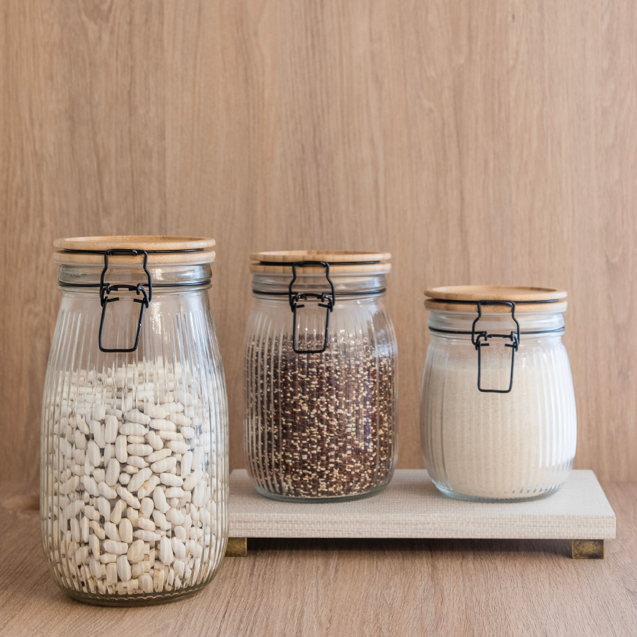 Pote Hermético Versalhes Tampa Bambu 1,7l - V1059.U03