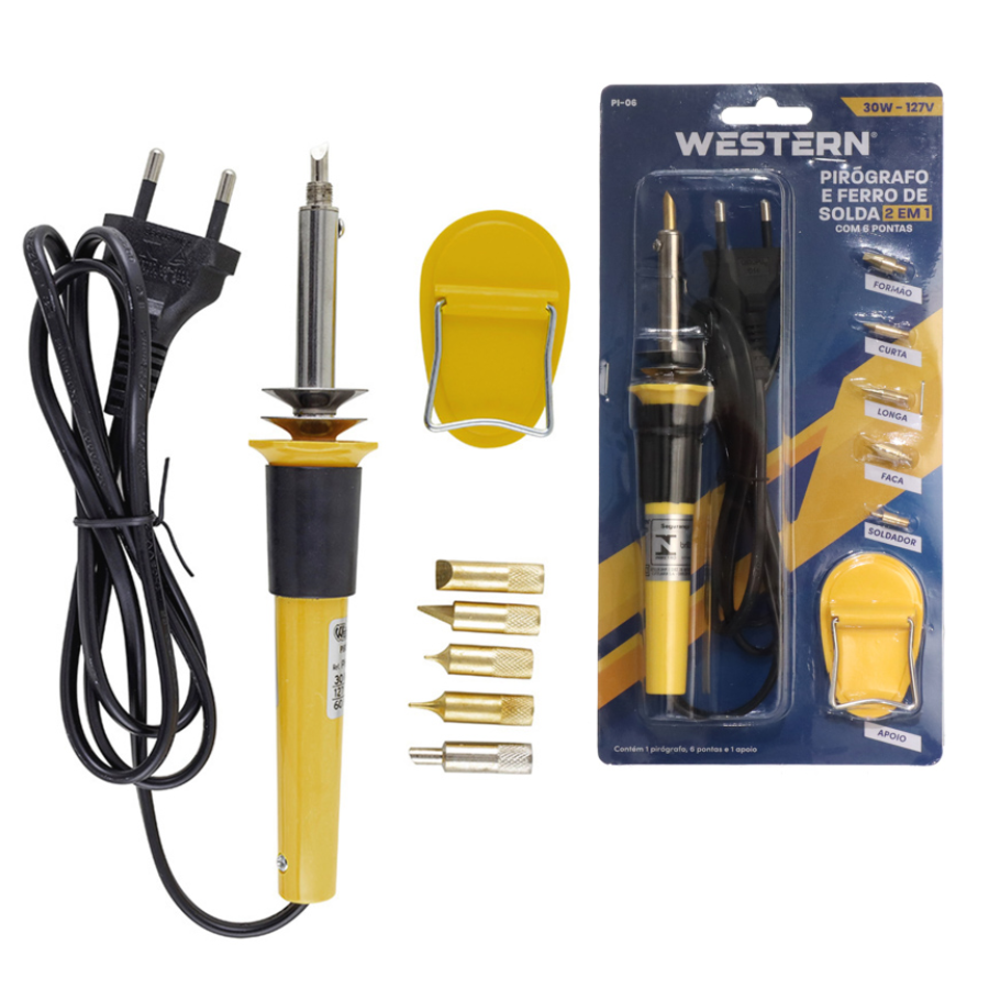 Pirografo Ferro Solda 30W 220V - PI-07