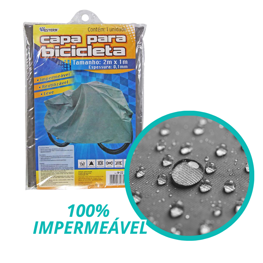 Capa Para Cobrir Bike Bicicleta Impermeável Protege Sol Chuva Poeira Sujeira