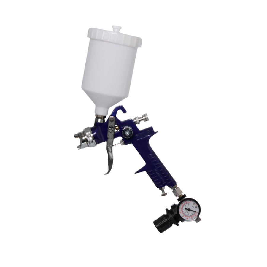 Pistola Pintura Gravidade Profissional Hvlp 600ml Bico 1.4mm