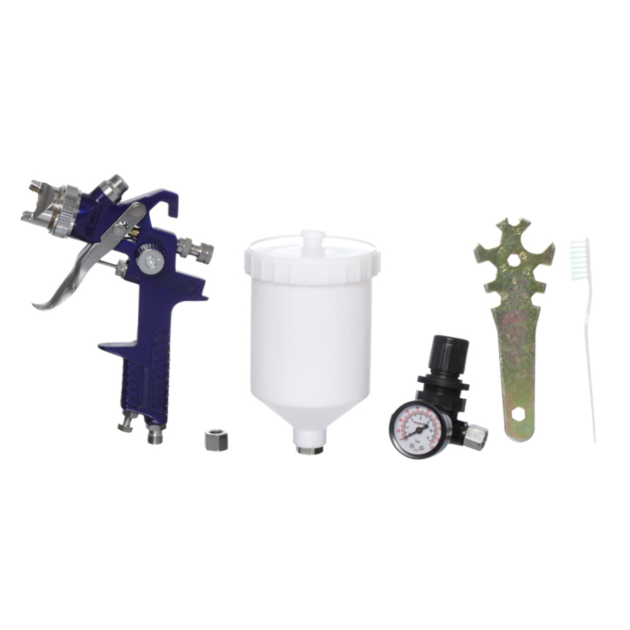 Pistola Pintura Gravidade Profissional Hvlp 600ml Bico 1.4mm