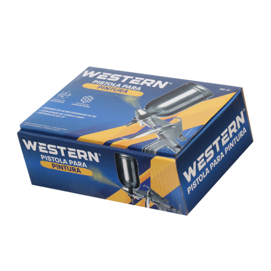 Pistola Pintura Gravidade Profissional Hvlp 125ml Bico 0,5mm