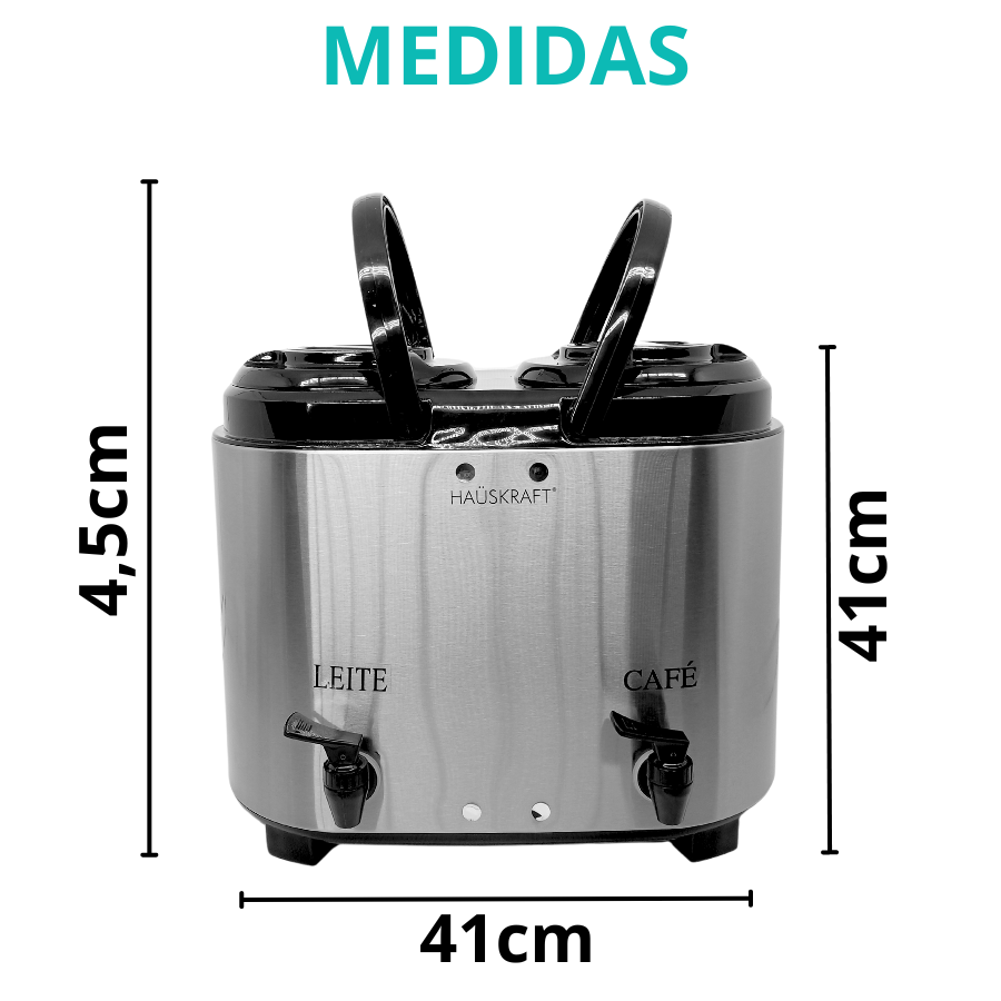 Botijão Galão Garrafa Térmico Duplo Leite Inox Camping 12 L