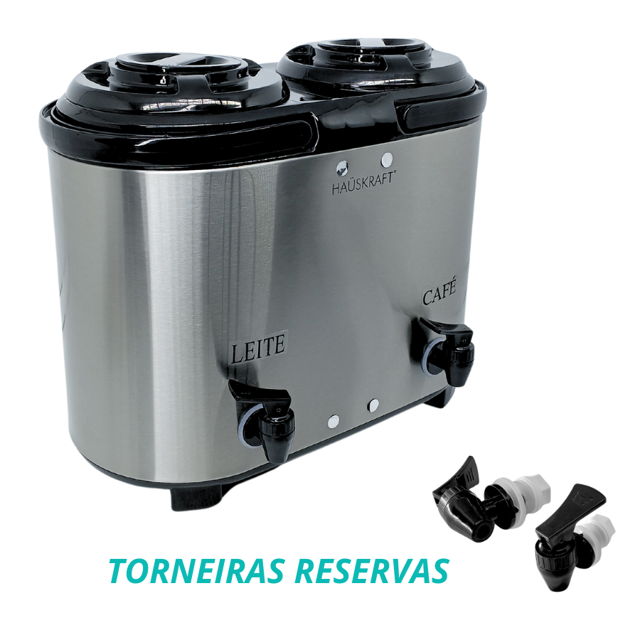 Botijão Galão Garrafa Térmico Duplo Leite Inox Camping 12 L