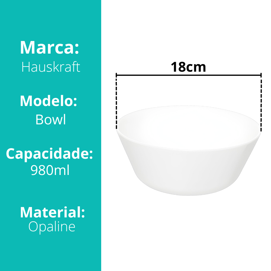 Bowl Red Flare BR 980ml - OPAL105/BR