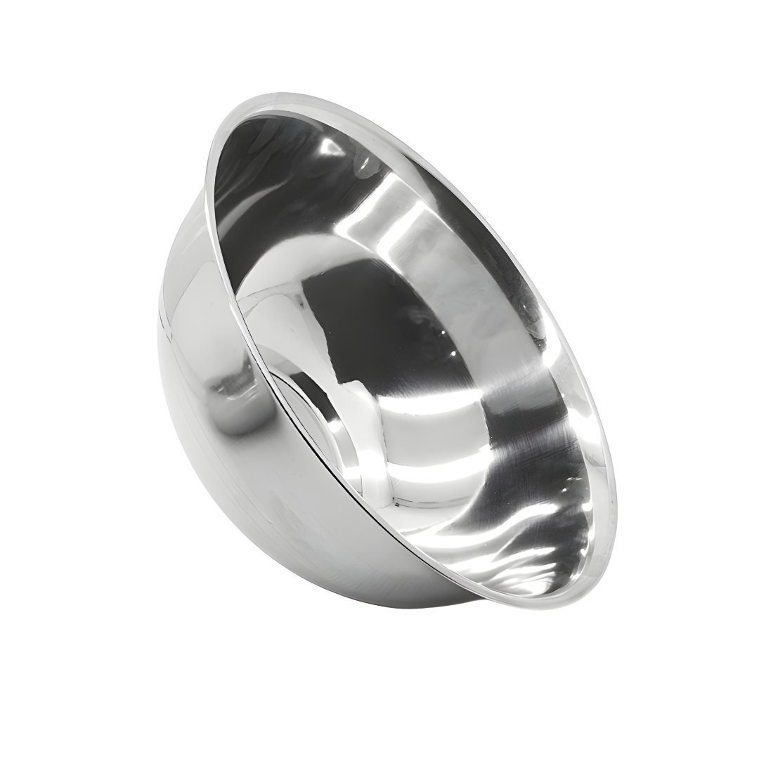 Bowl Aço Inox 30cm Tigela Cumbuca Bacia Reforçada Recipiente