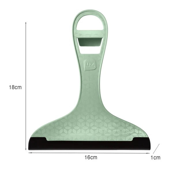Rodinho De Pia Cabo De Plástico Verde Seca Limpa Vidro Cozinha 16cm