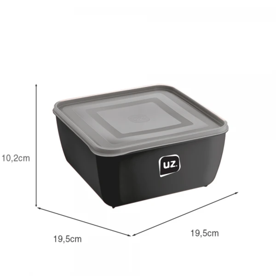 Multiuso Quadrado 2.5L Preto - UZ295-PR