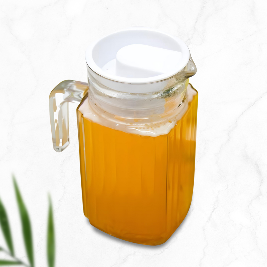 Mini Jarra Vidro Transparente Agua Suco Clássica Alça 500ml