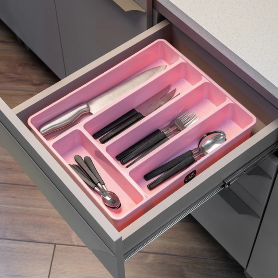 Organizador Multiuso Sem Tampa PP Rosa - UZ366-ROS