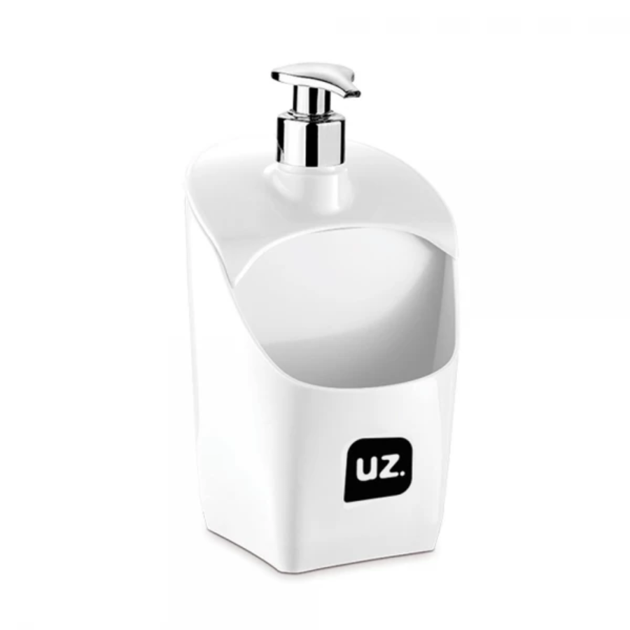 Organizador Dispenser Pia Porta Detergente E Esponja Branco