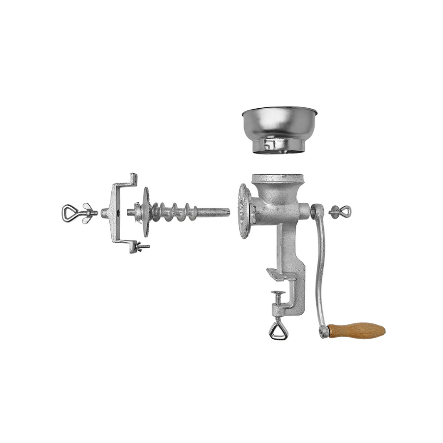 Moedor De Ferro Grãos Manual Manivela Profissional 36cm