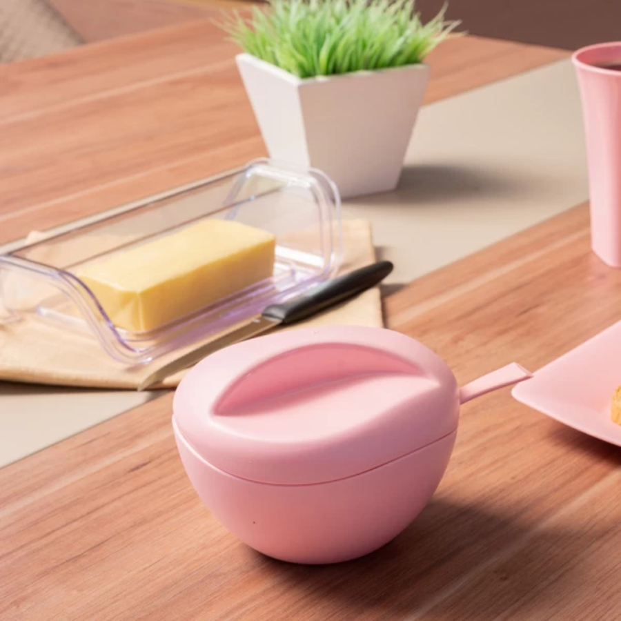 Açucareiro Rosa De Plástico - UZ141-ROS