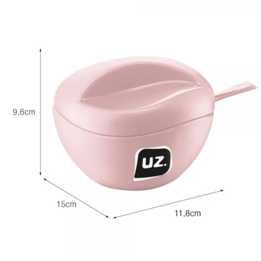 Açucareiro Rosa De Plástico - UZ141-ROS