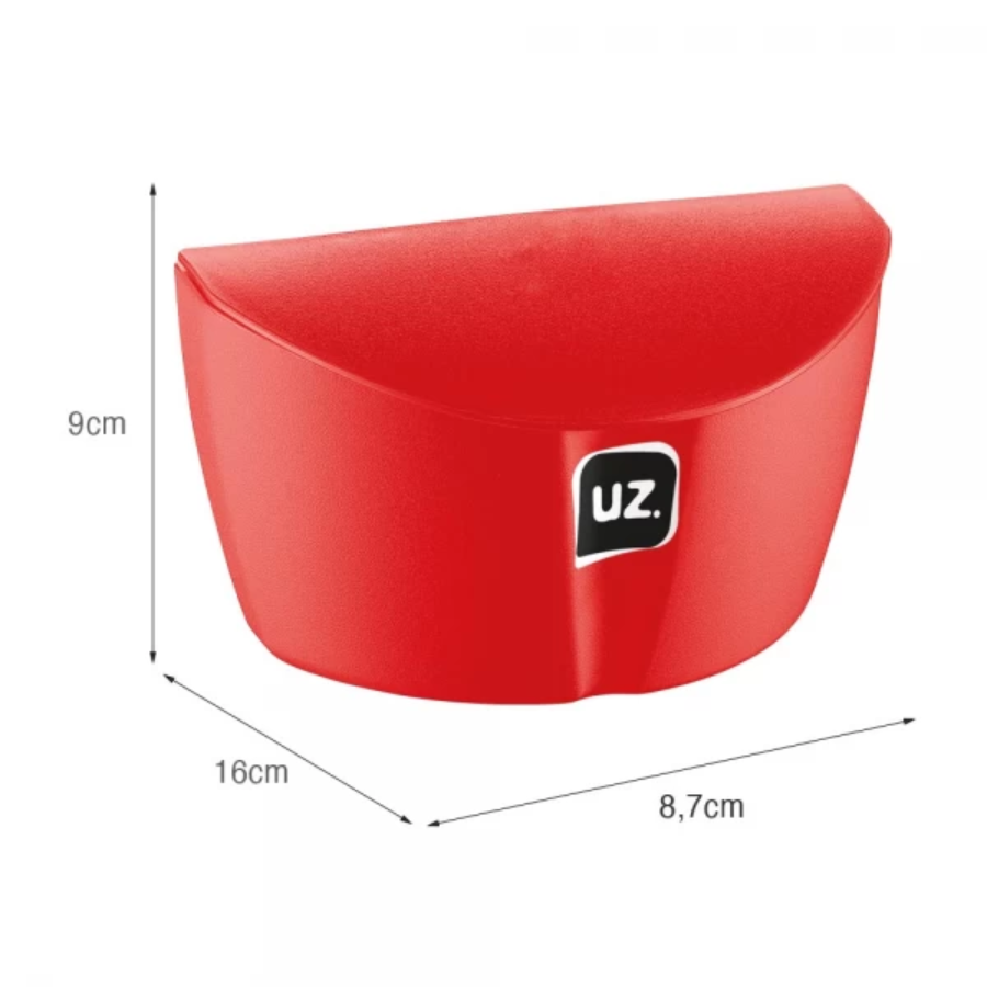 Saleiro 500ml Vermelho de Plástico - UZ145-VM