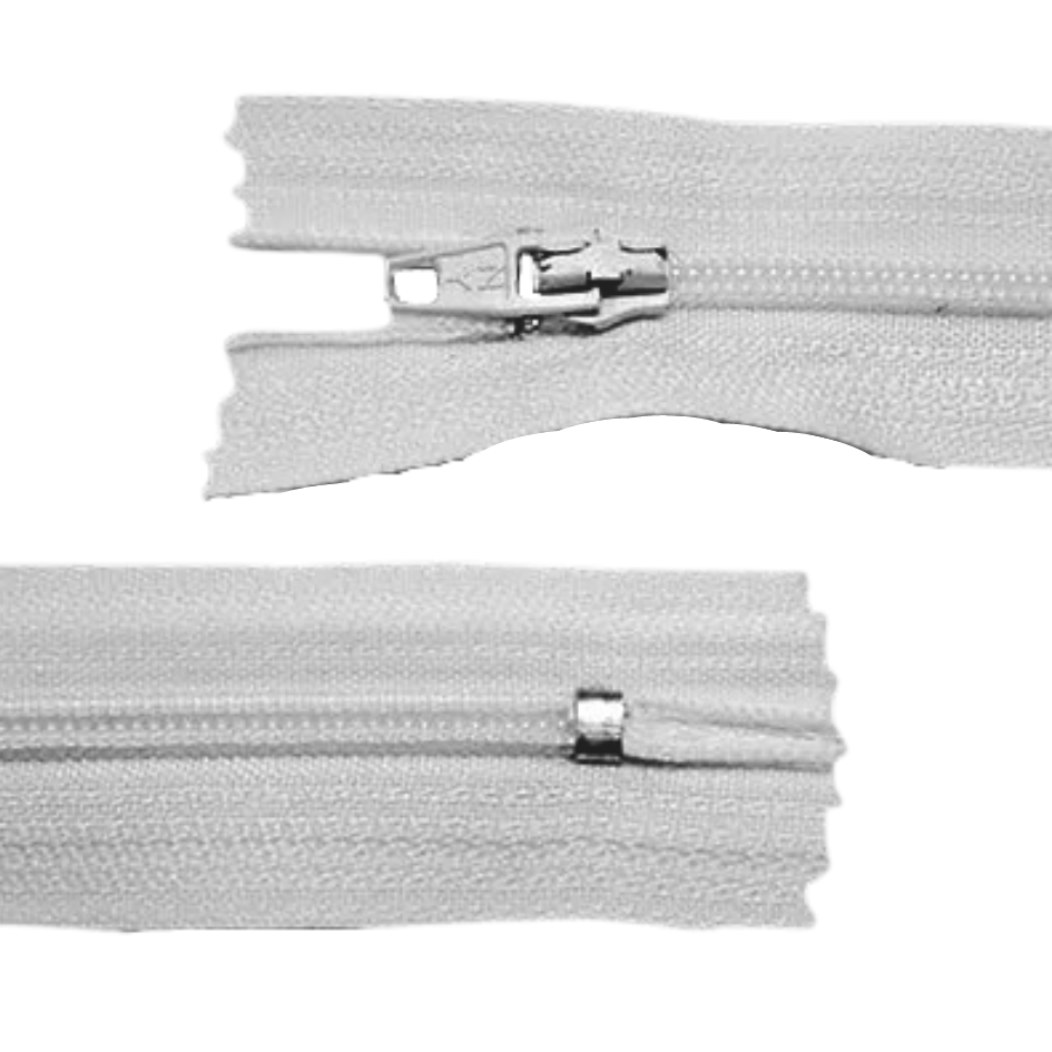 Ziper Nylon Fixo - Tam: 12 - 1 Unidade - Cores Variadas - NYBC