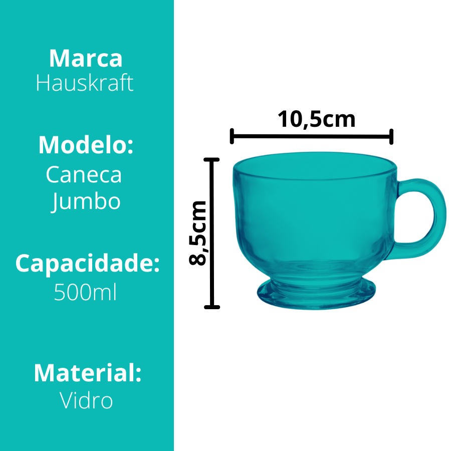 Caneca Jumbo Cat 500ml - CANC099
