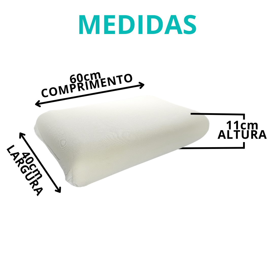 Travesseiro De Látex On Touch Macio Alto Lavável Antialérgico Com Fronha 50x70cm