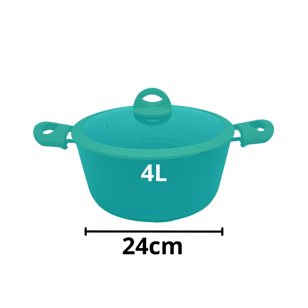 Caçarola 24cm Indução Preto - AL162