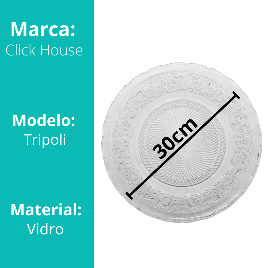 Prato Tripoli 30cm - V1023.P01