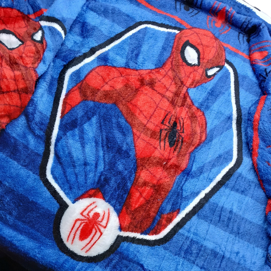 Manta Infantil E Juvenil Homem Aranha Solteiro Anti Alérgico