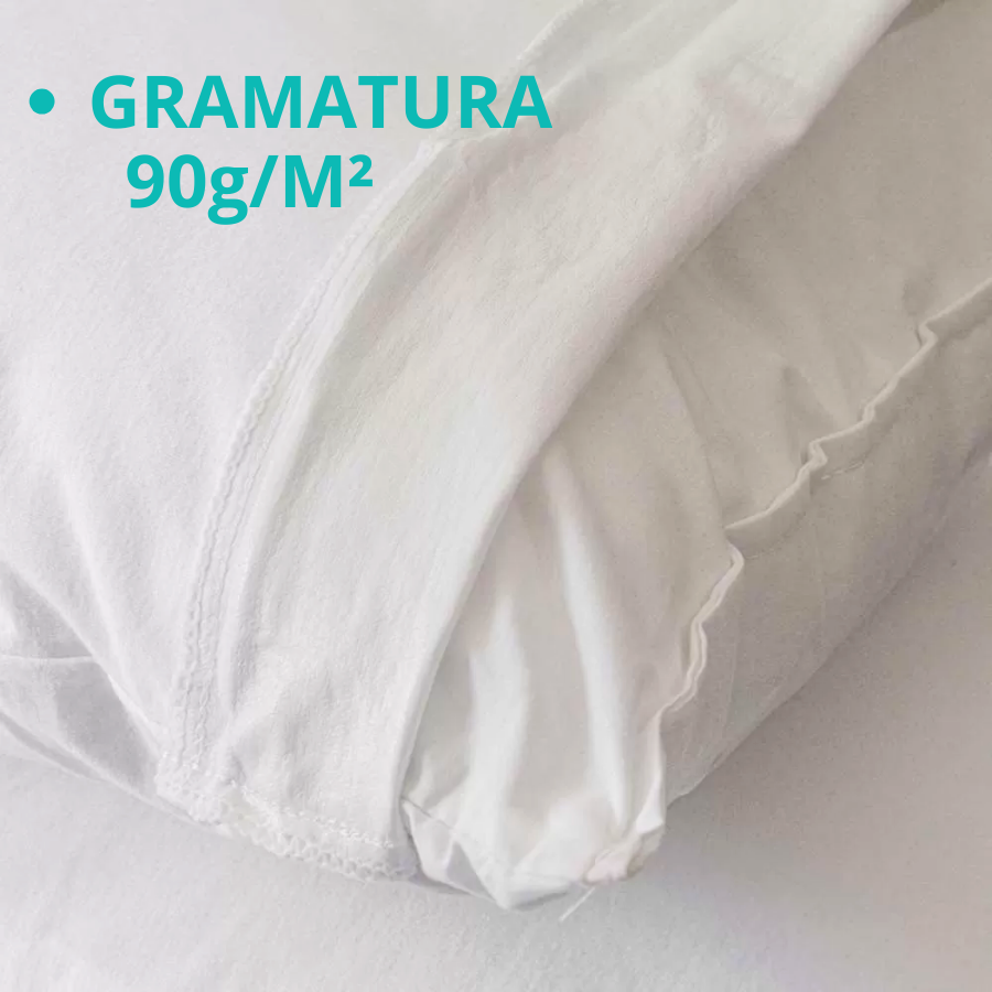 Protetor Travesseiro 50cm x 70cm Branco - 850400043.949.00001 - Appel