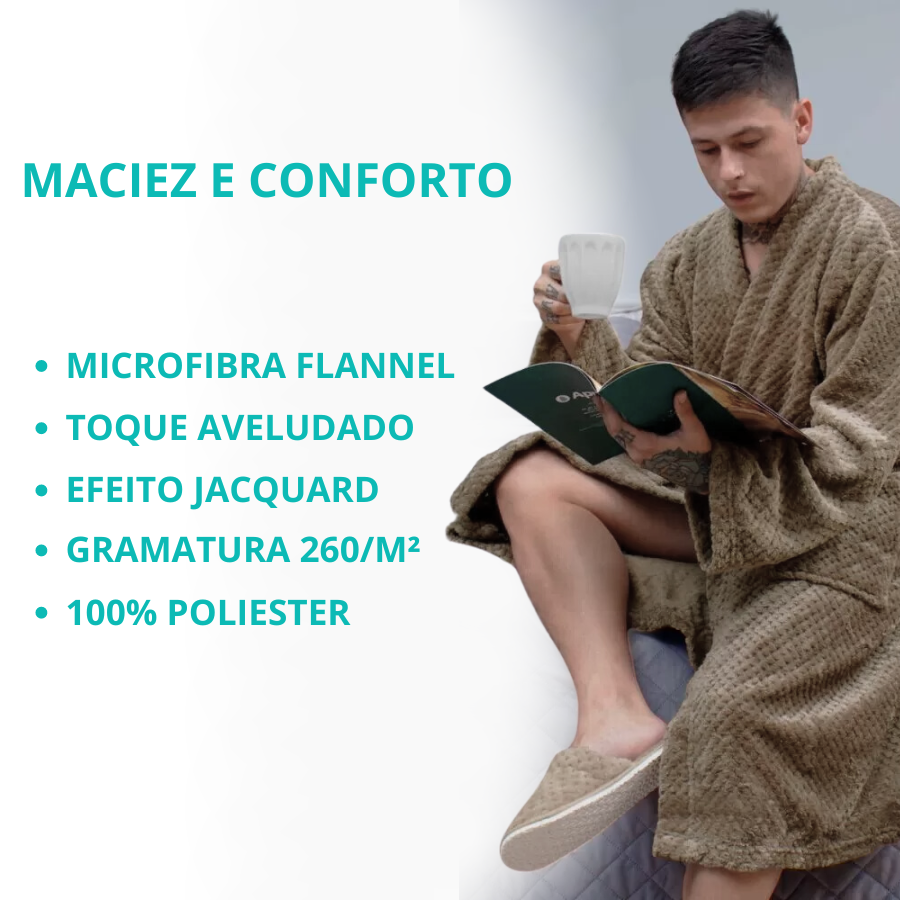 Roupao Pollo Tam M Couro - 850400094.019.00008 - Appel