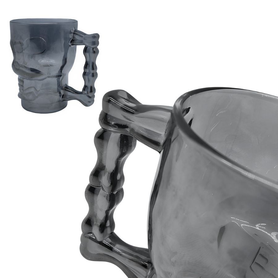 Caneca Chopp de Vidro Caveira Ox 500mL - CANC036/OX