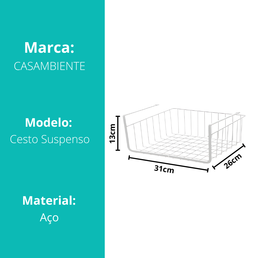 Cesta Prateleira - ORG023