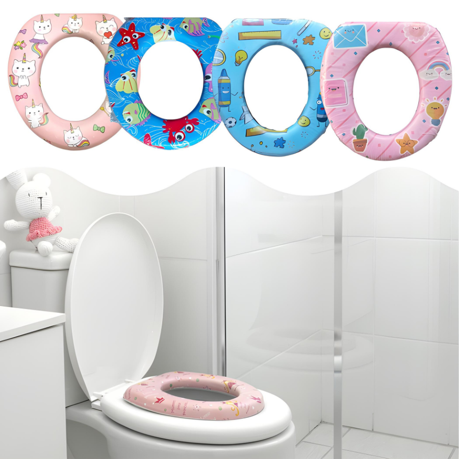Suporte Redutor De Assento Vaso Sanitário Infantil Feminino