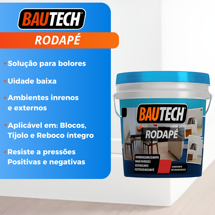 Bautech Argamassa Rodape 4Kg - 9905