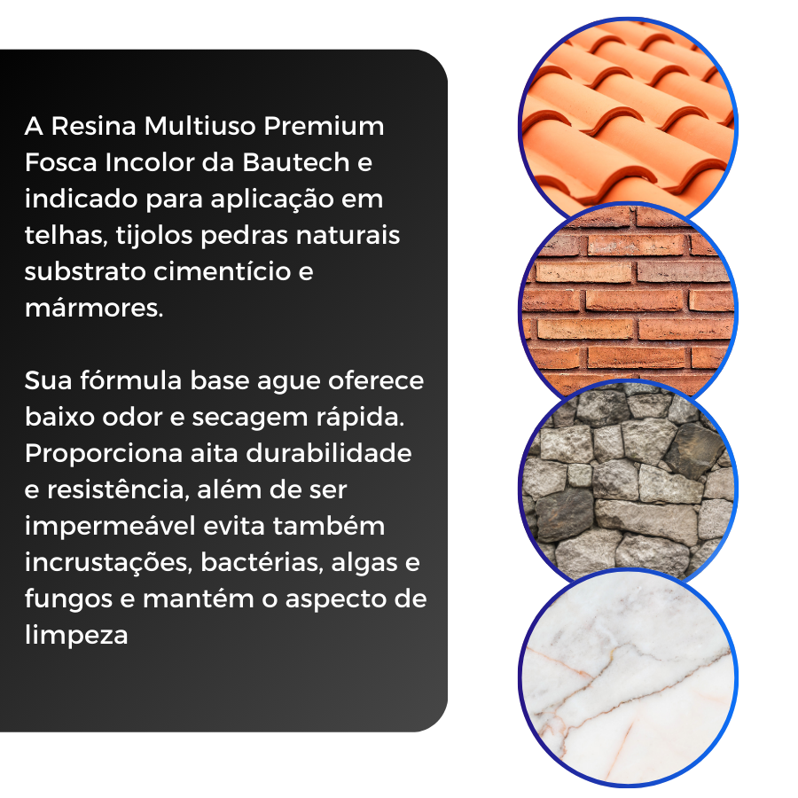 Bautech Resina Acril Multiuso Altobrilho 3,6L - 5212