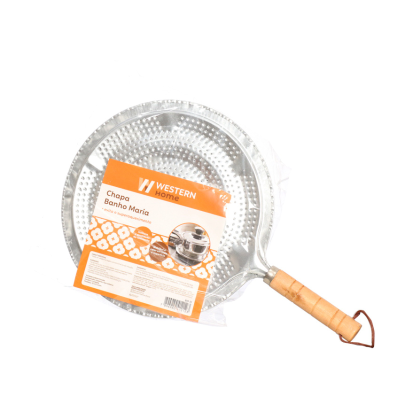 Chapa Banho Maria Alumínio Fogão Aquecer Alimento Cozinha 20cm