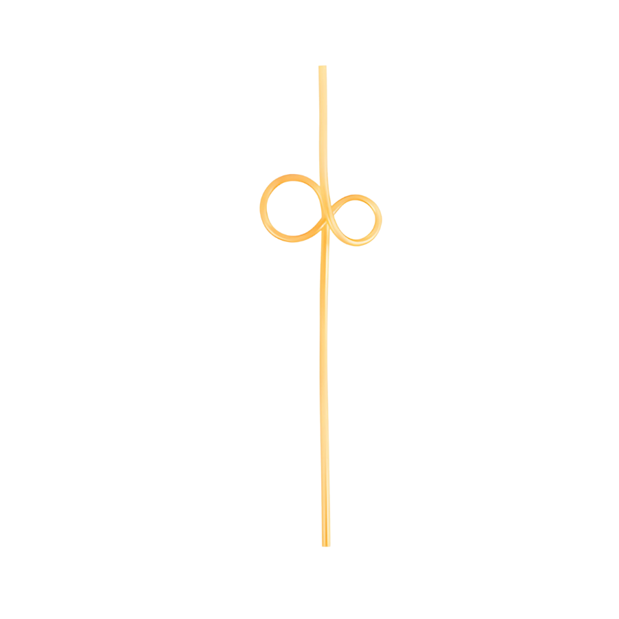 Canudo Espiral 2 Bola Cores Diversas - HA004