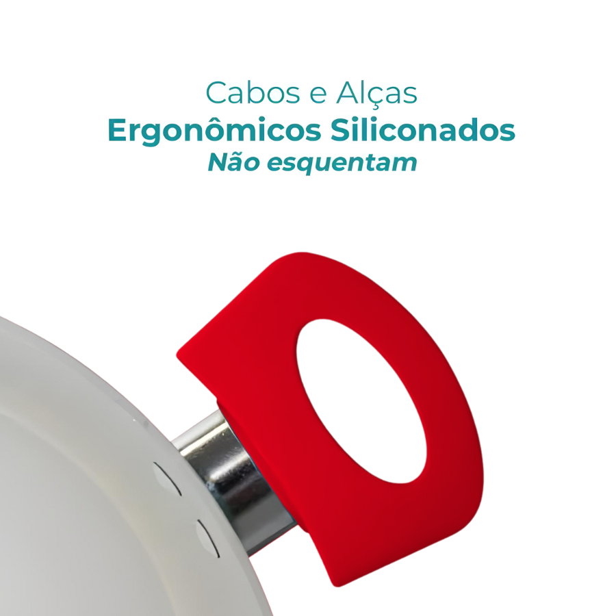 Caçarola 24cm Miami Vermelho Degrade - AL190
