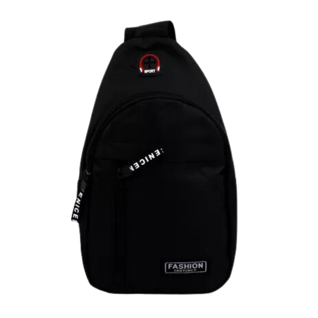 Mini Bolsa Bag Shoulder Preto Transversal Com Alça Ajustável