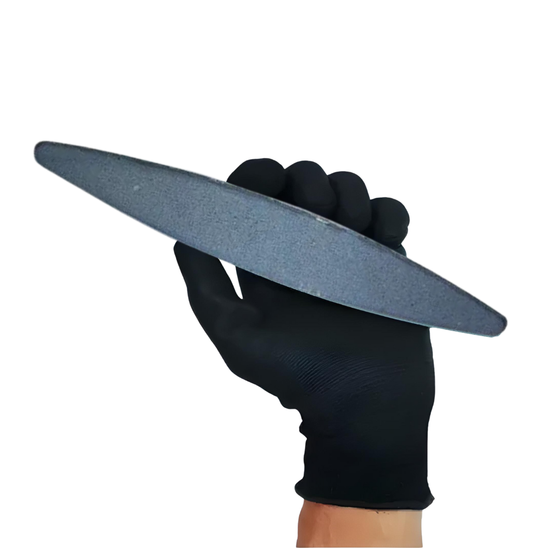 Pedra Para Afiar Faca Dupla Face De Cozinha 23cm Churrasco